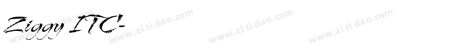 Ziggy ITC字体转换
